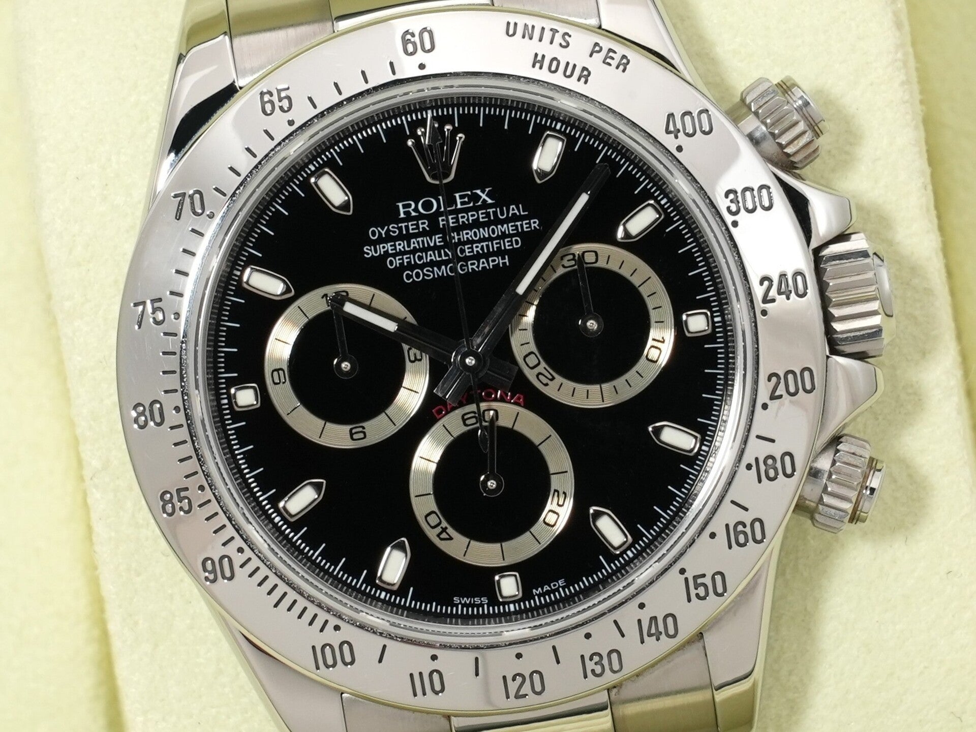 ロレックス デイトナ Ref.116520 ステンレススチール ブラック文字盤 中古 qpfjjuwn