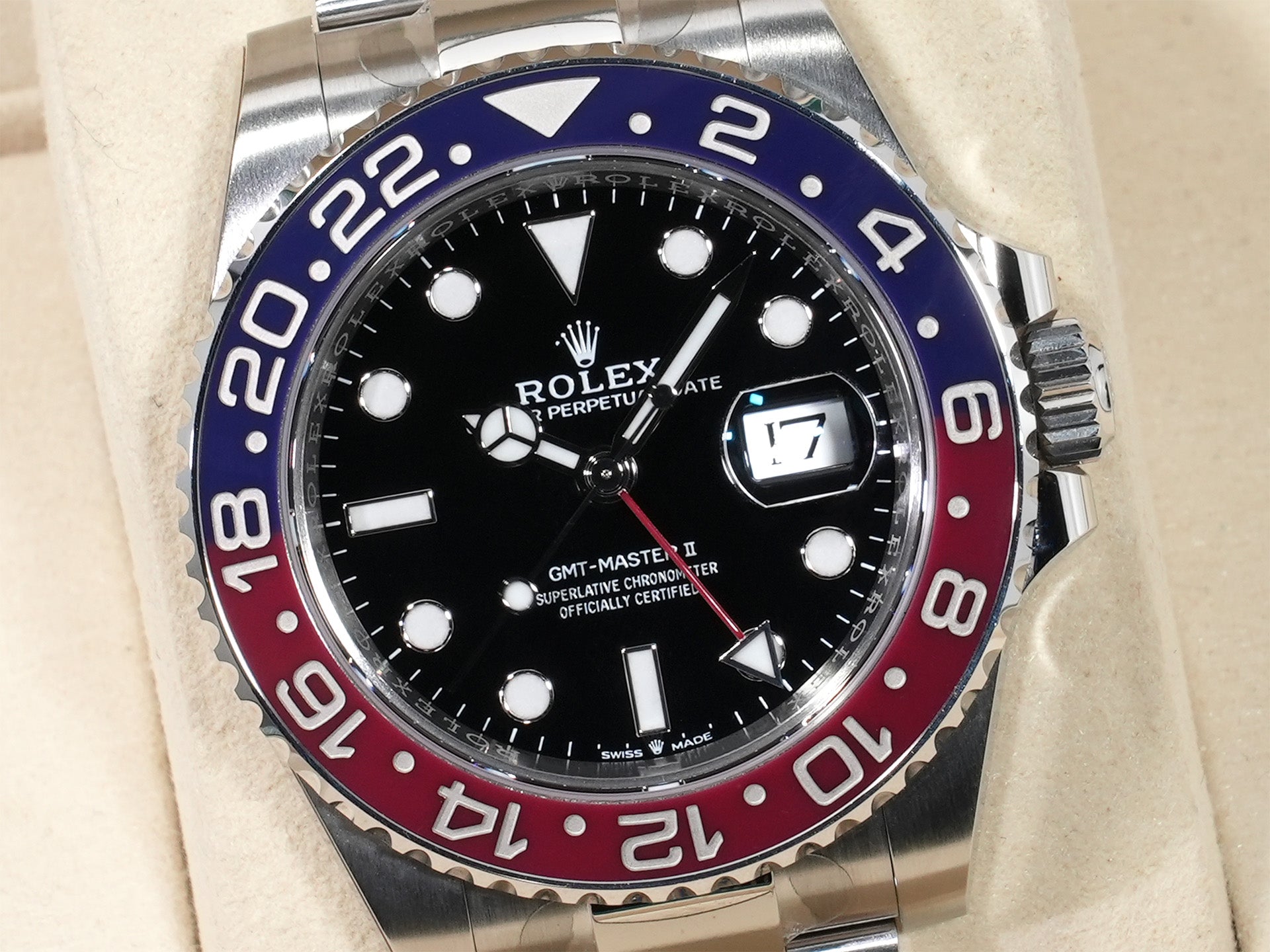 ロレックス GMTマスターII Ref.126710BLRO ステンレススチール ブラック文字盤 オイスターブレスレット 美品 rycv6n8x