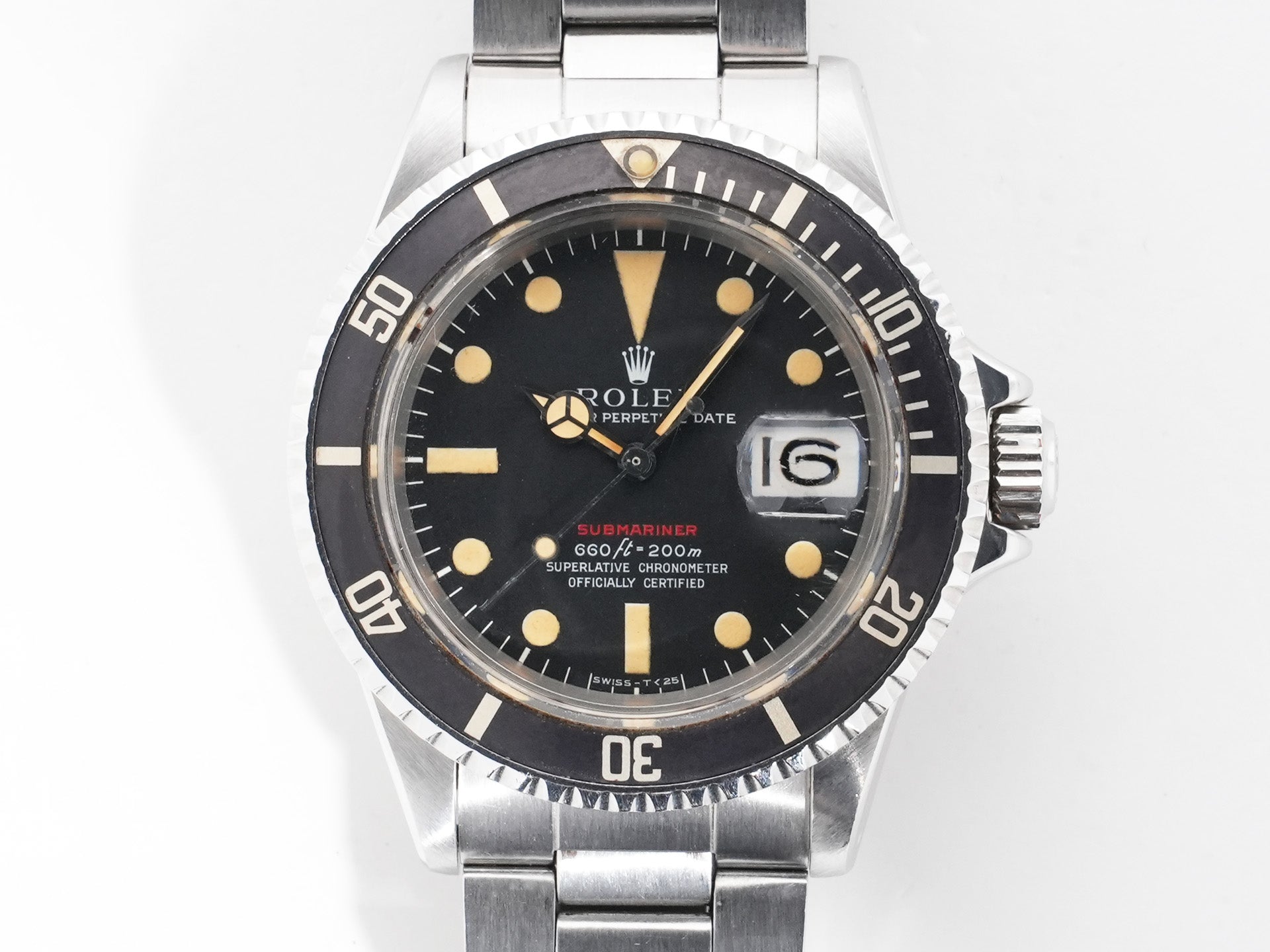 ロレックス サブマリーナー デイト Ref.1680 ステンレススチール ブラック文字盤 中古 rhshveht