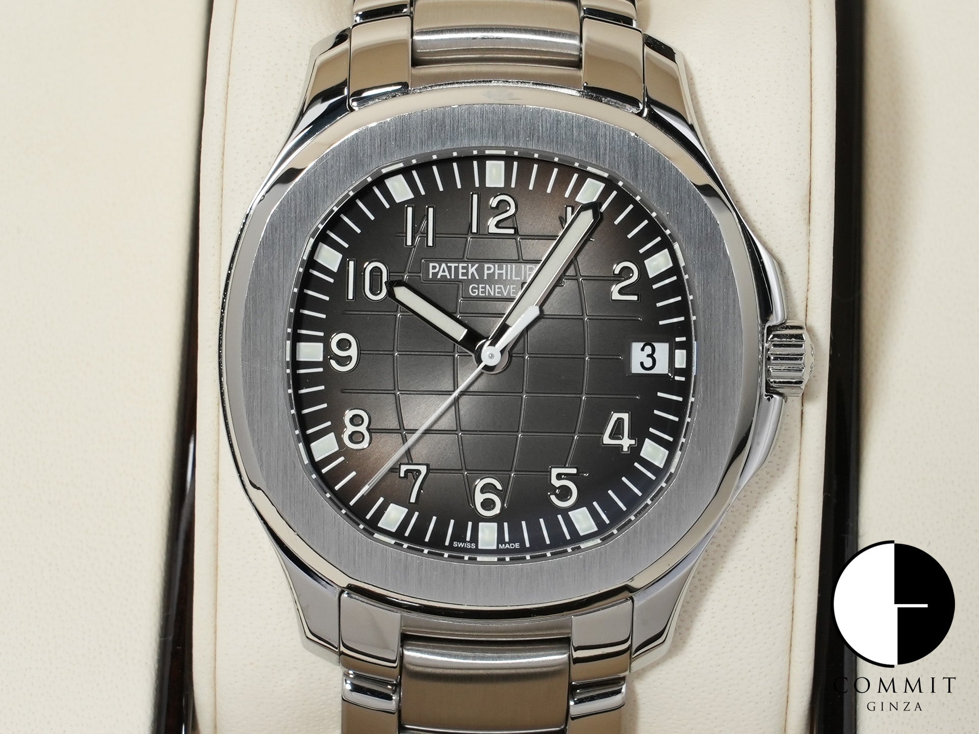 パテックフィリップ アクアノート エクストララージ Ref.5167/1A-001 ステンレススチール ブラック文字盤 中古 cyvcqv3g