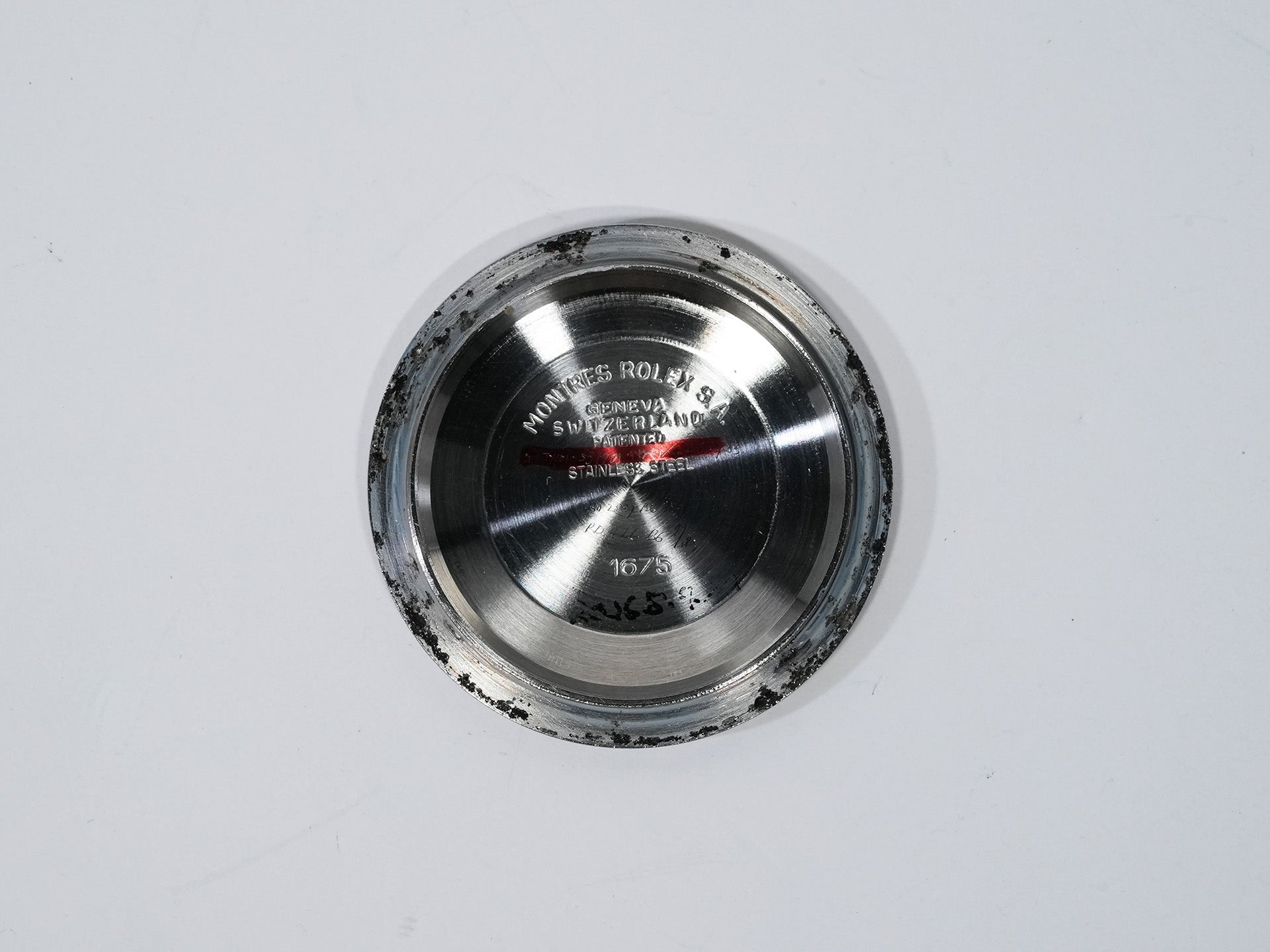 ロレックス GMTマスター Ref.1675 ステンレススチール ブラック文字盤 オイスターブレスレット 中古 65mwih8p