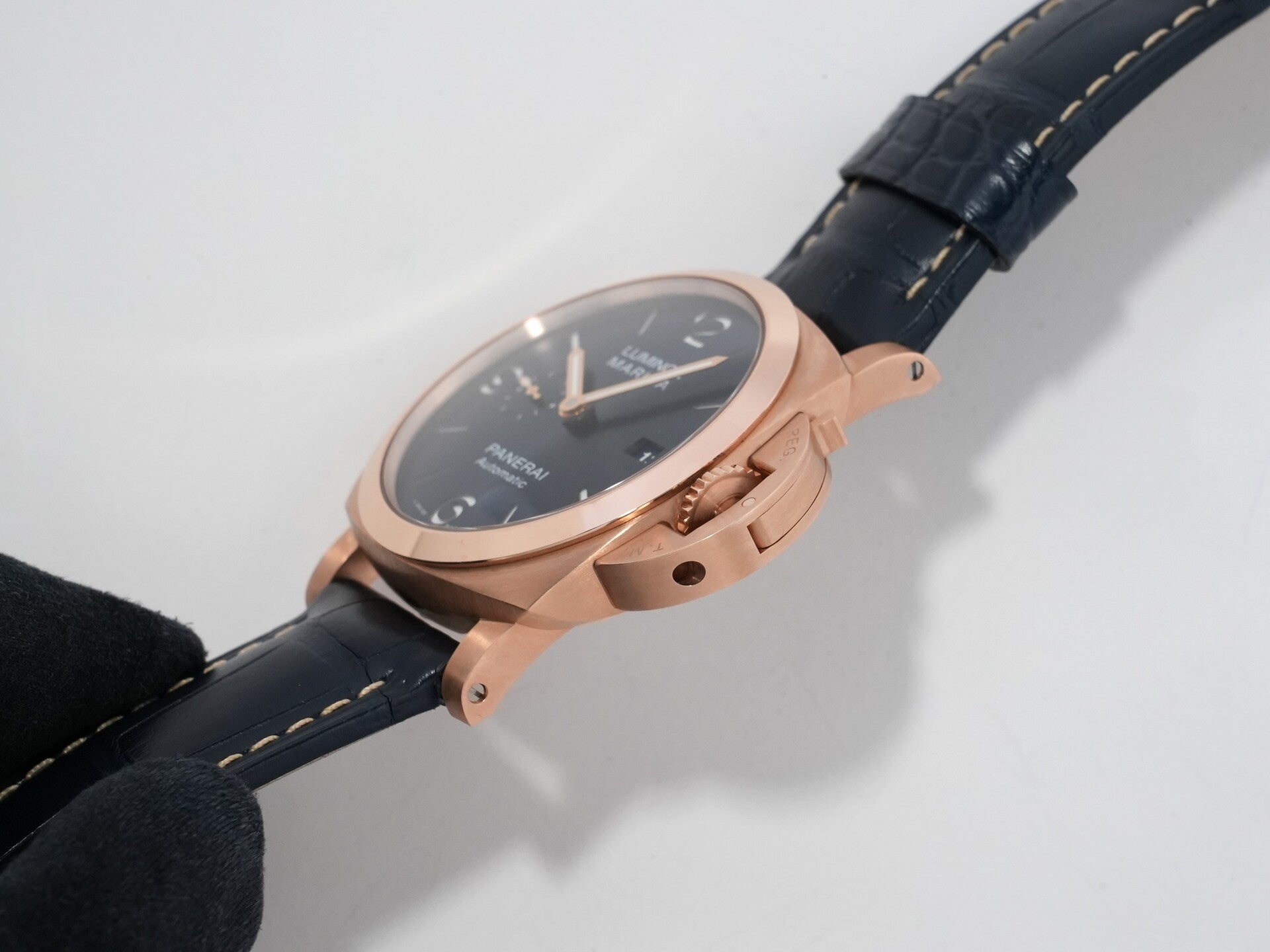 パネライ ルミノール マリーナ ゴールドテック 44mm Ref.PAM01112 ゴールドテック ブルー文字盤 未使用 5wrwo9fw
