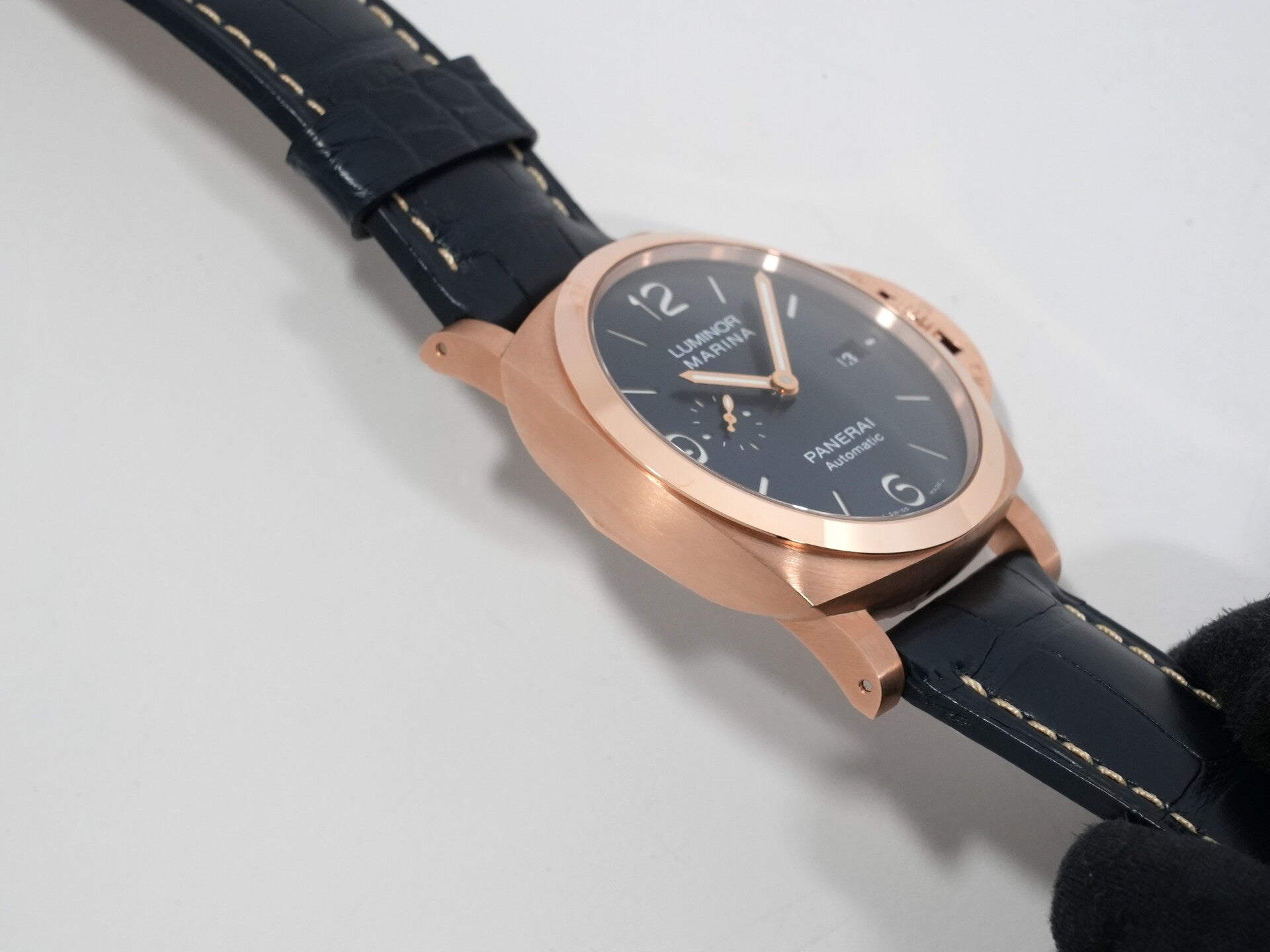 パネライ ルミノール マリーナ ゴールドテック 44mm Ref.PAM01112 ゴールドテック ブルー文字盤 未使用 5wrwo9fw