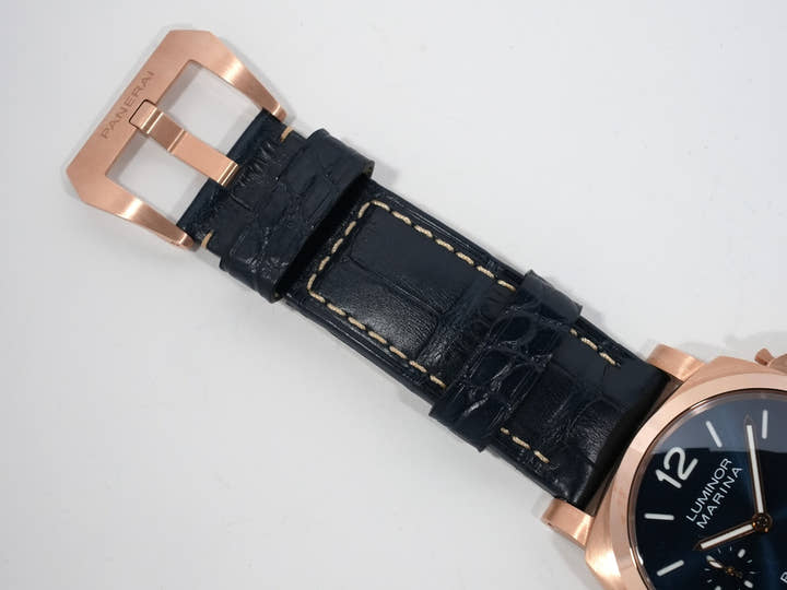 パネライ ルミノール マリーナ ゴールドテック 44mm Ref.PAM01112 ゴールドテック ブルー文字盤 未使用 5wrwo9fw