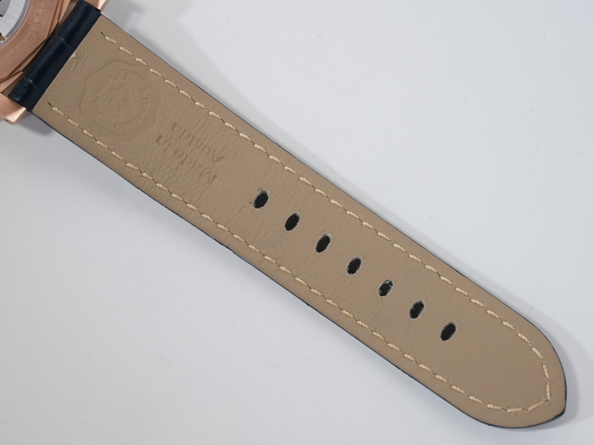 パネライ ルミノール マリーナ ゴールドテック 44mm Ref.PAM01112 ゴールドテック ブルー文字盤 未使用 5wrwo9fw