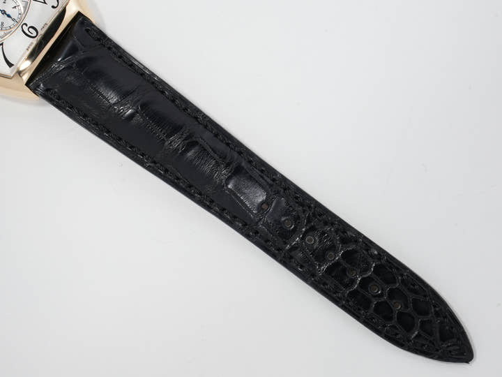 フランクミュラー トノーカーベックス クロノグラフ Ref.7850CCAT イエローゴールド シルバー文字盤 美品 rqmyzesn