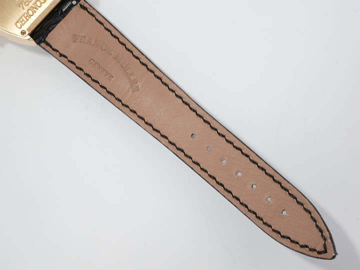 フランクミュラー トノーカーベックス クロノグラフ Ref.7850CCAT イエローゴールド シルバー文字盤 美品 rqmyzesn