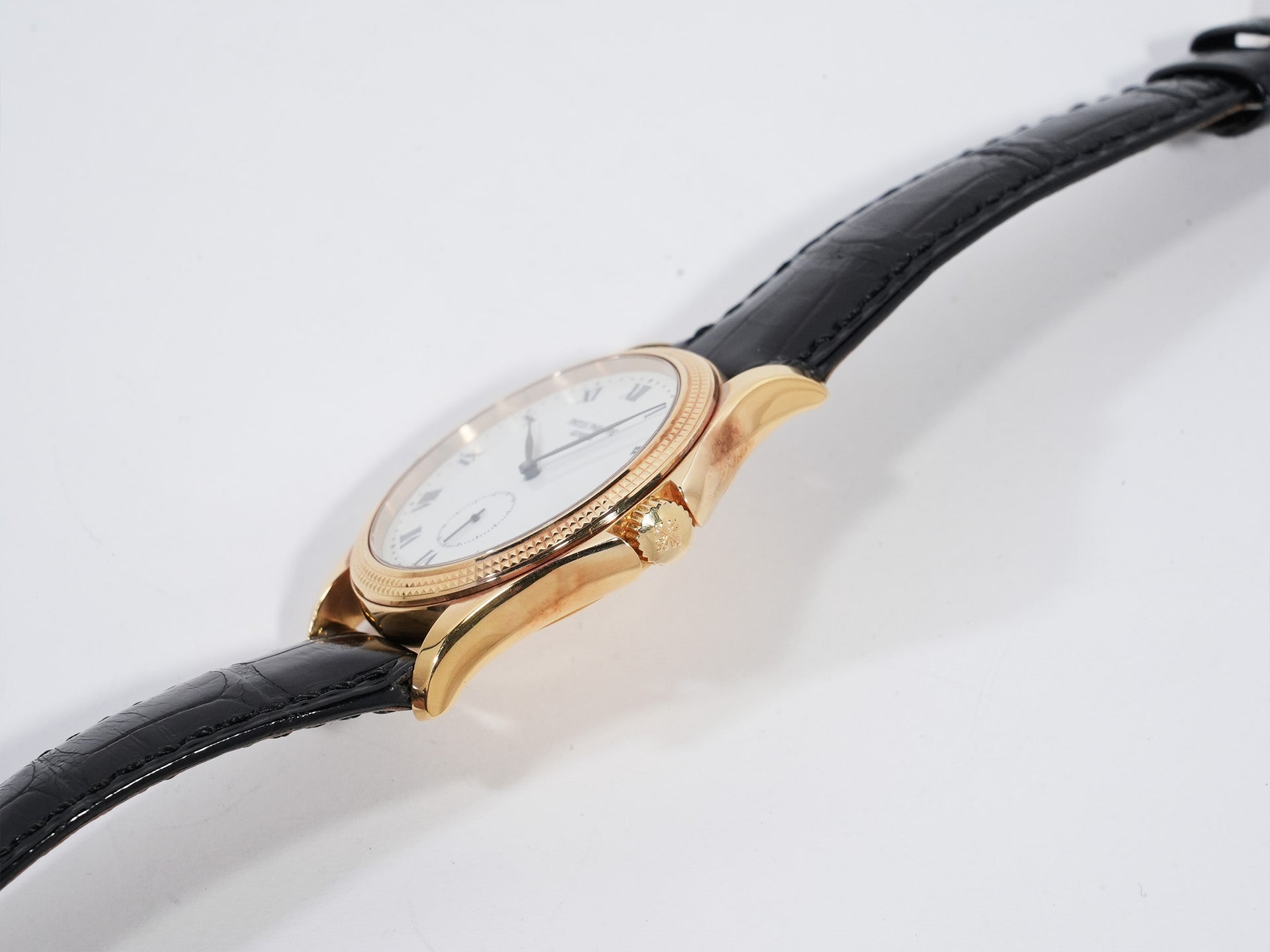 パテックフィリップ カラトラバ Ref.5115J-001 イエローゴールド エナメル文字盤 中古 khroon63