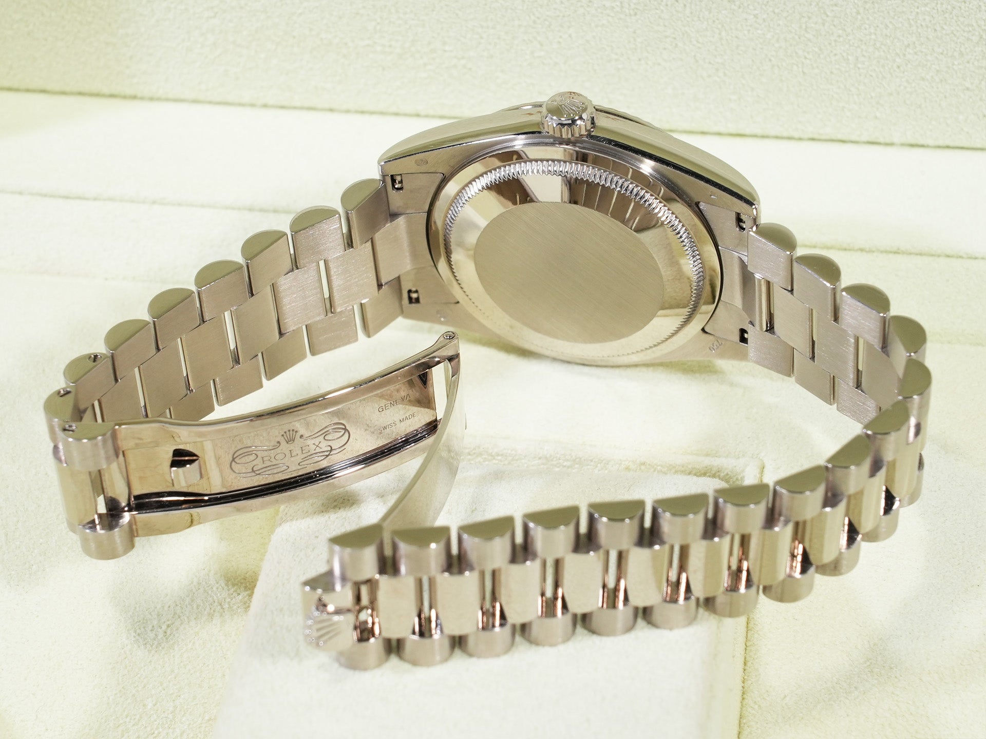 ロレックス デイデイト36 Ref.118239A ホワイトゴールド ブルー文字盤 中古 j99zai8v
