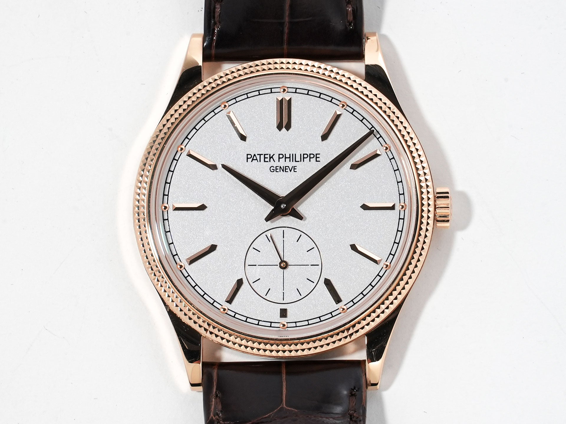 パテックフィリップ カラトラバ Ref.6119R-001 ローズゴールド シルバー文字盤 中古 n4vsy3ju