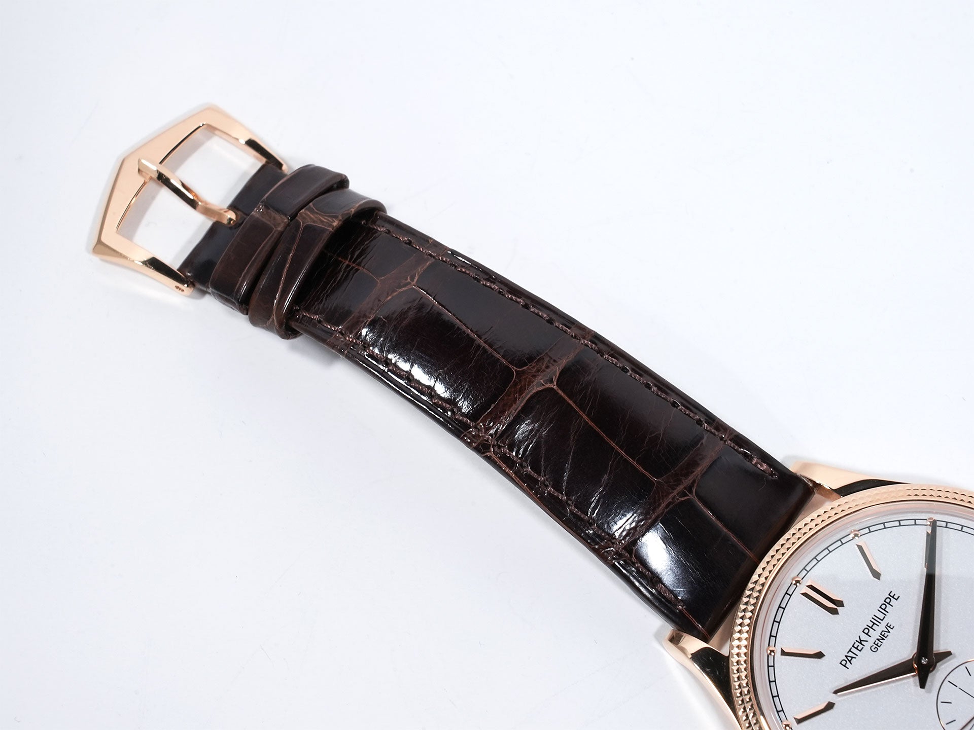 パテックフィリップ カラトラバ Ref.6119R-001 ローズゴールド シルバー文字盤 中古 n4vsy3ju