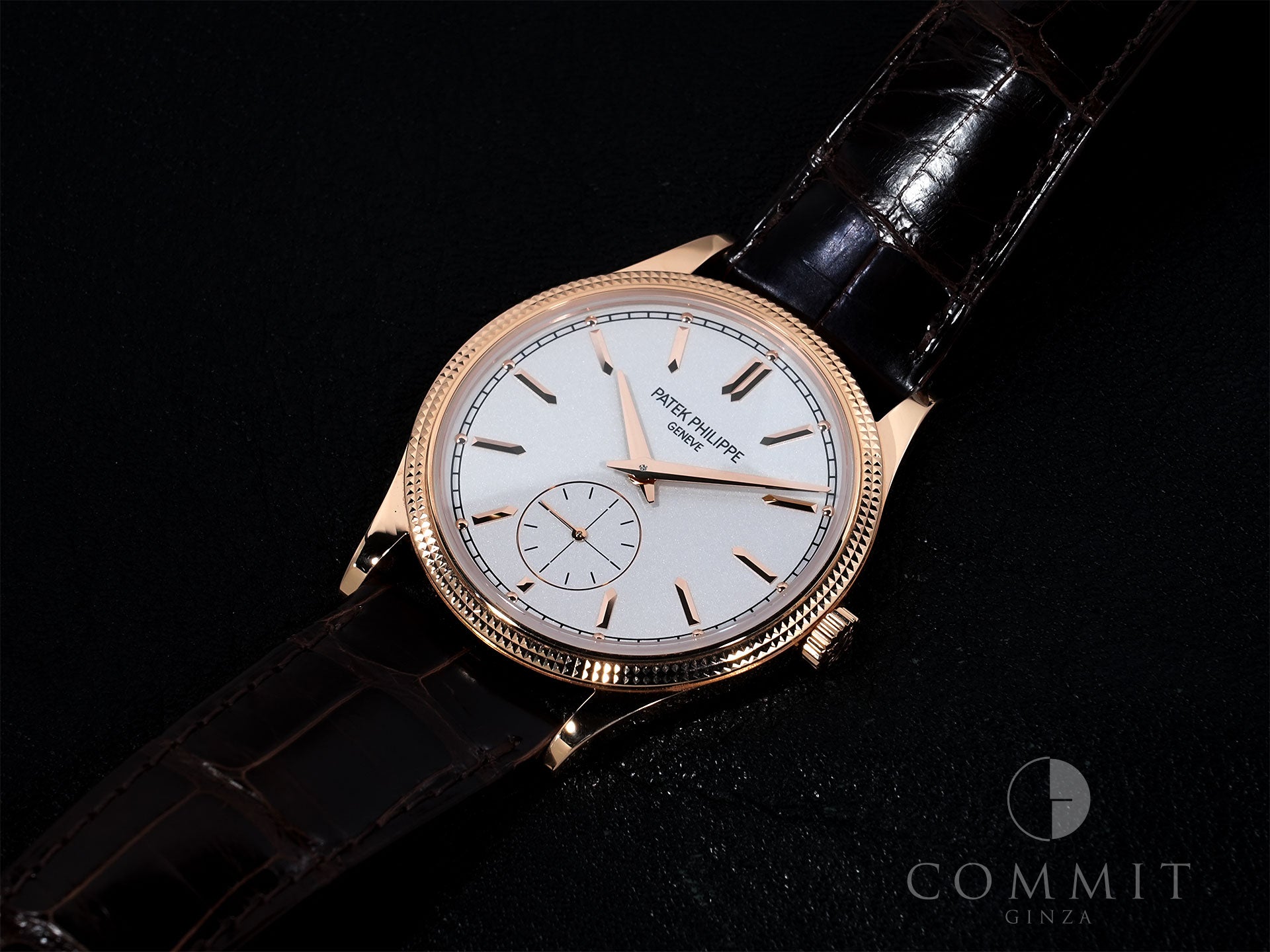 パテックフィリップ カラトラバ Ref.6119R-001 ローズゴールド シルバー文字盤 中古 n4vsy3ju