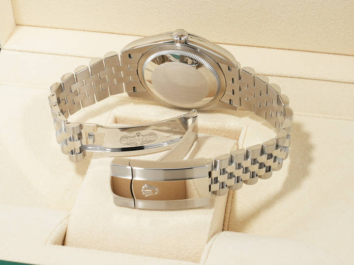 Rolex Datejust 36 Ref. 126200 Stainless Steel Slate Roman Dial Jubilee Bracelet Unused r858mzgj