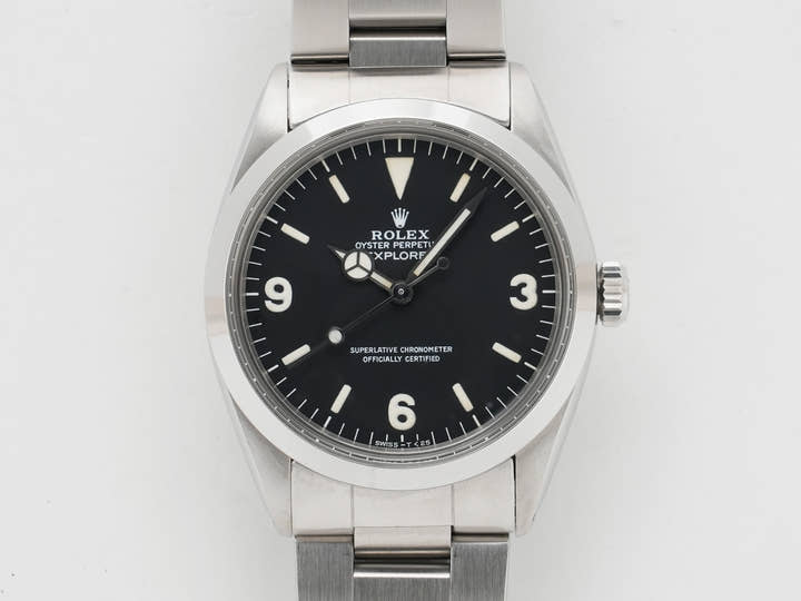 ロレックス エクスプローラーI Ref.1016 ステンレススチール ブラック文字盤 中古 yhmaah5n