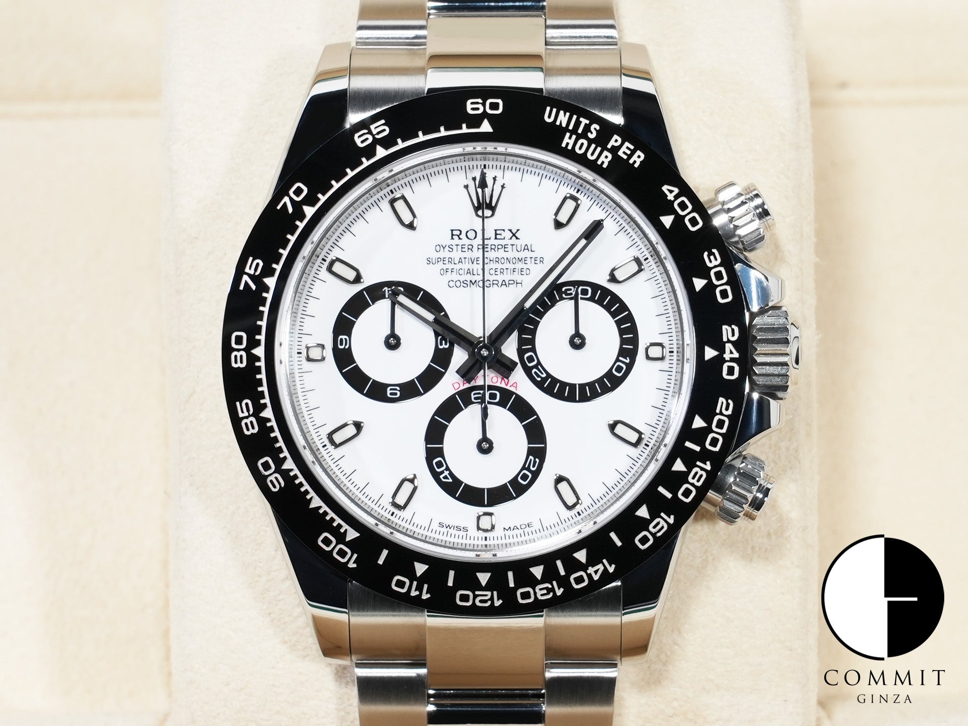 ロレックス デイトナ Ref.116500LN ステンレススチール ホワイト文字盤 美品 wcqrn8hq