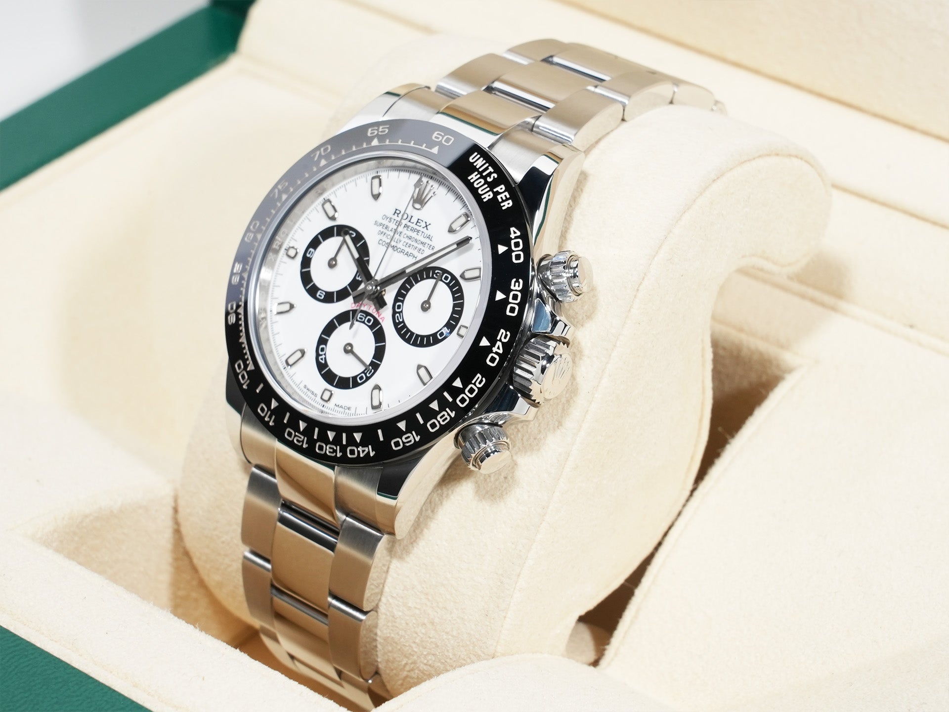 ロレックス デイトナ Ref.116500LN ステンレススチール ホワイト文字盤 美品 wcqrn8hq