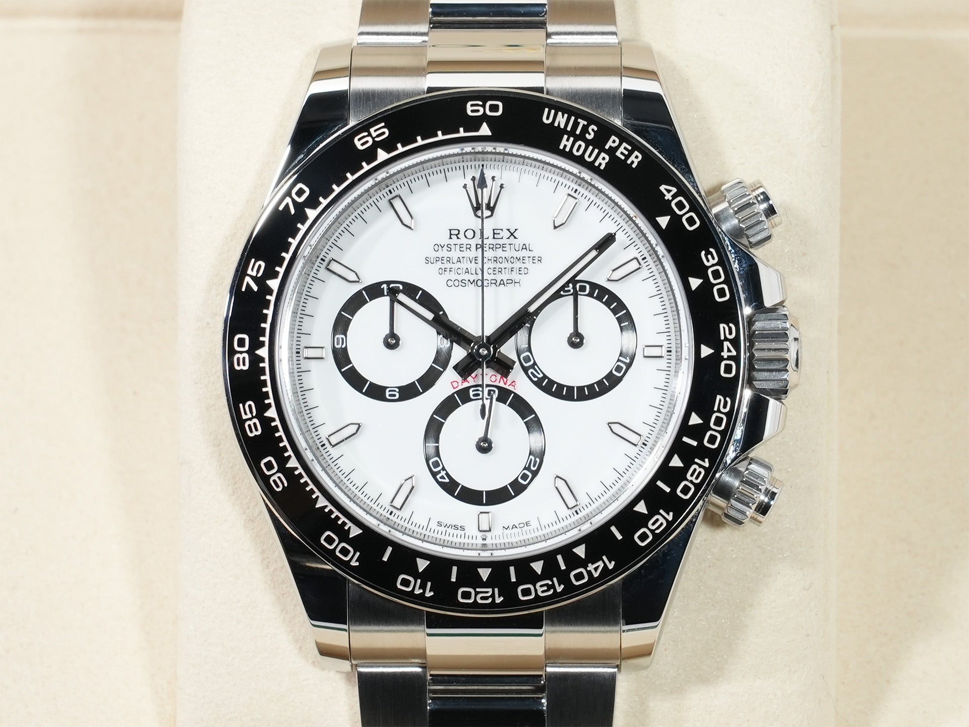 ロレックス デイトナ Ref.126500LN ステンレススチール ホワイト文字盤 美品 cwhambhs