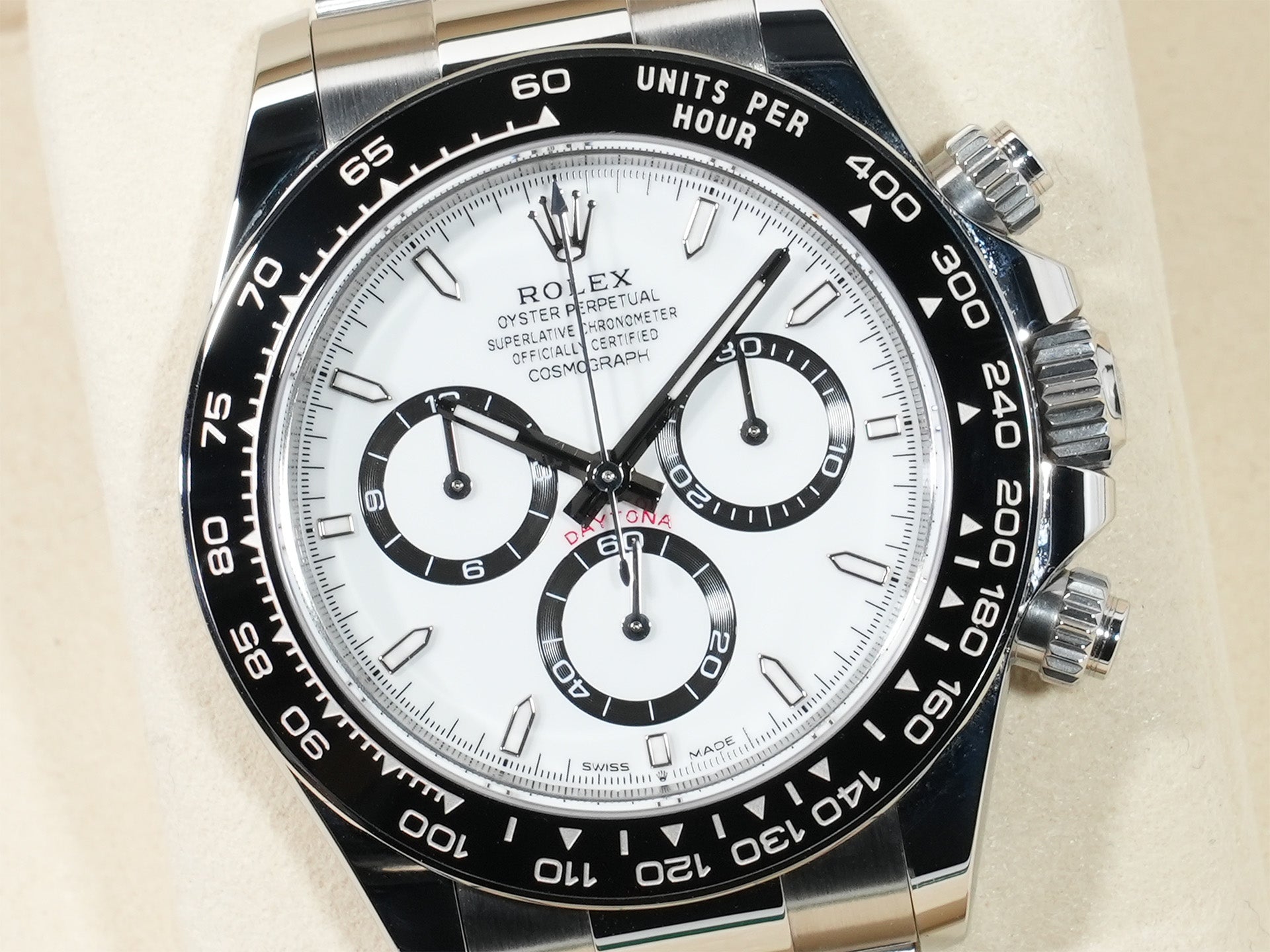 ロレックス デイトナ Ref.126500LN ステンレススチール ホワイト文字盤 美品 cwhambhs