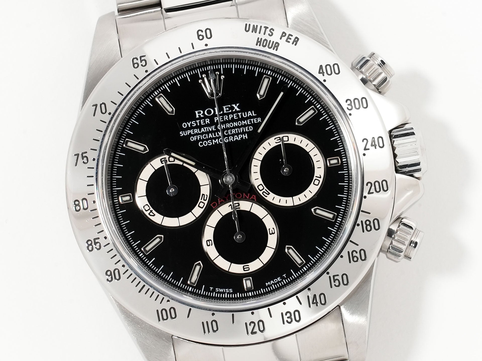 Rolex Daytona El Primero Ref. 16520 Stainless Steel Black Dial Pre-owned 5kdkdyxu