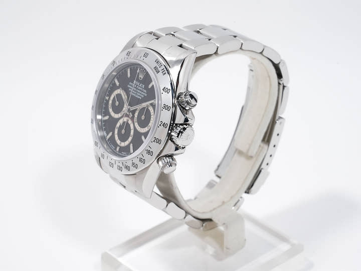 Rolex Daytona El Primero Ref. 16520 Stainless Steel Black Dial Pre-owned 5kdkdyxu