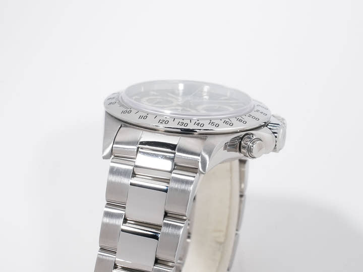 Rolex Daytona El Primero Ref. 16520 Stainless Steel Black Dial Pre-owned 5kdkdyxu