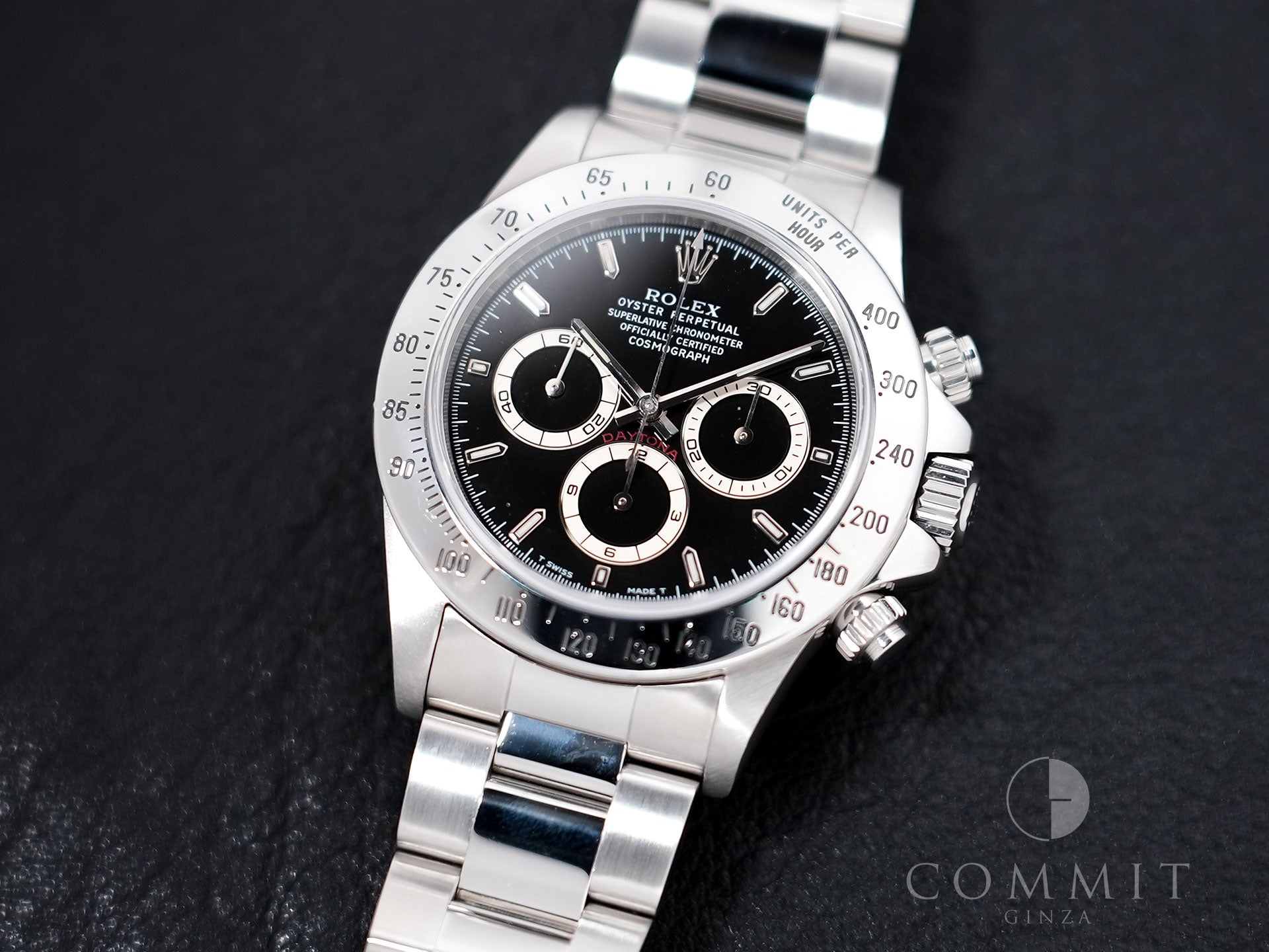 Rolex Daytona El Primero Ref. 16520 Stainless Steel Black Dial Pre-owned 5kdkdyxu