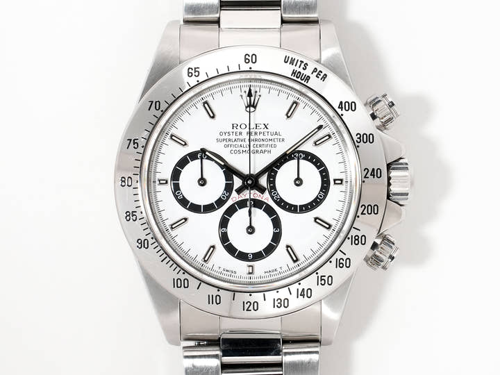 Rolex Daytona El Primero Ref. 16520 Stainless Steel White Dial Used m7d2oqo3