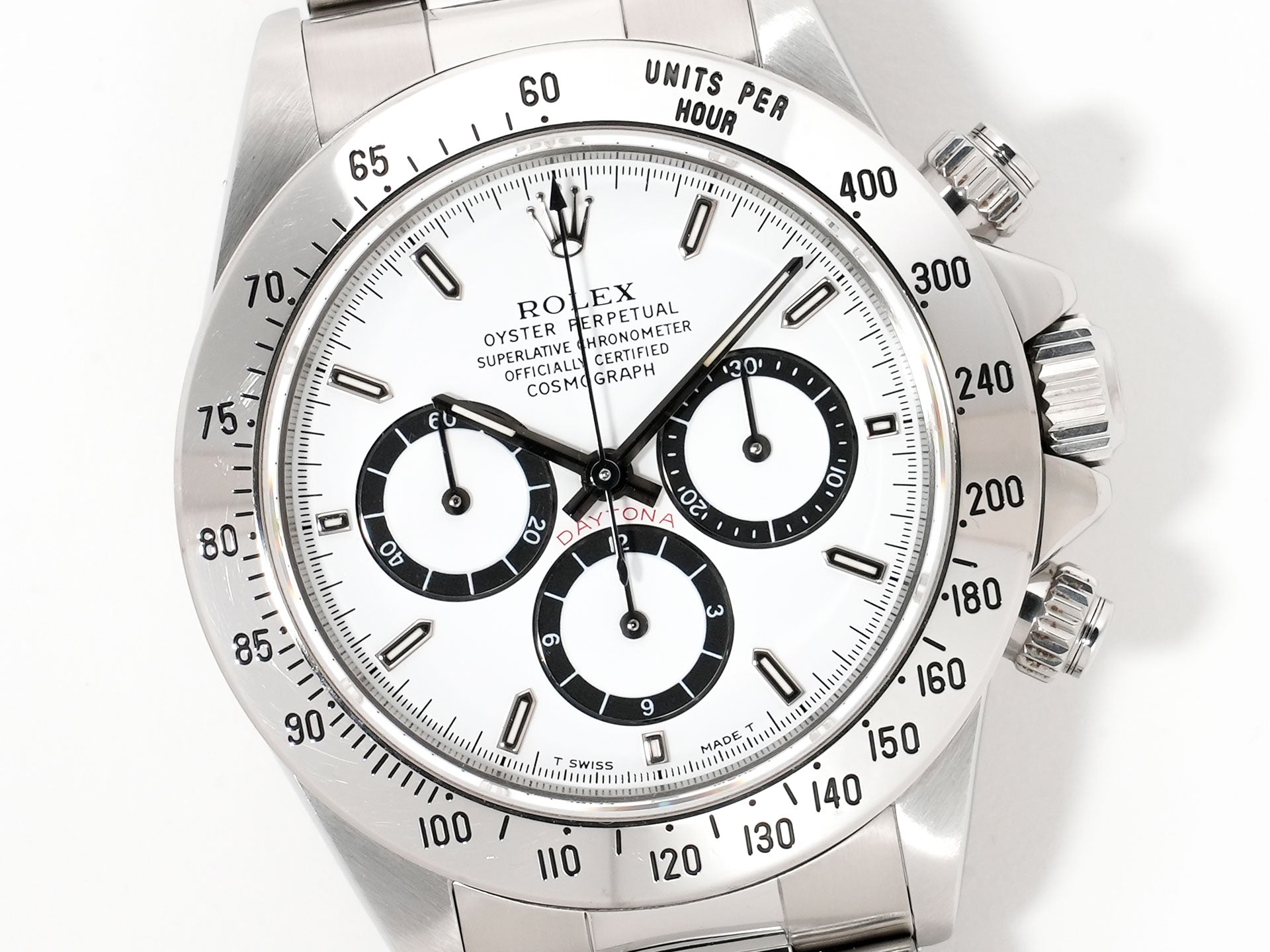 Rolex Daytona El Primero Ref. 16520 Stainless Steel White Dial Used m7d2oqo3