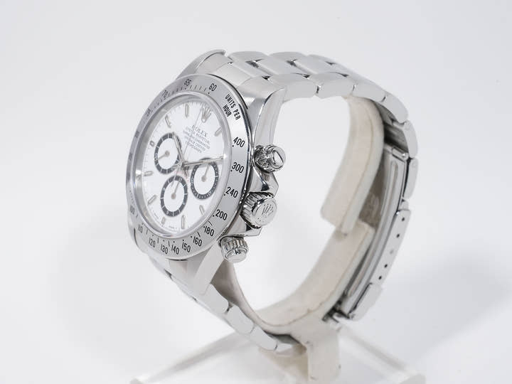 Rolex Daytona El Primero Ref. 16520 Stainless Steel White Dial Used m7d2oqo3