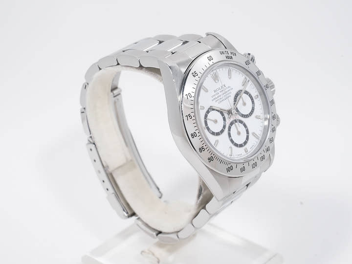 Rolex Daytona El Primero Ref. 16520 Stainless Steel White Dial Used m7d2oqo3