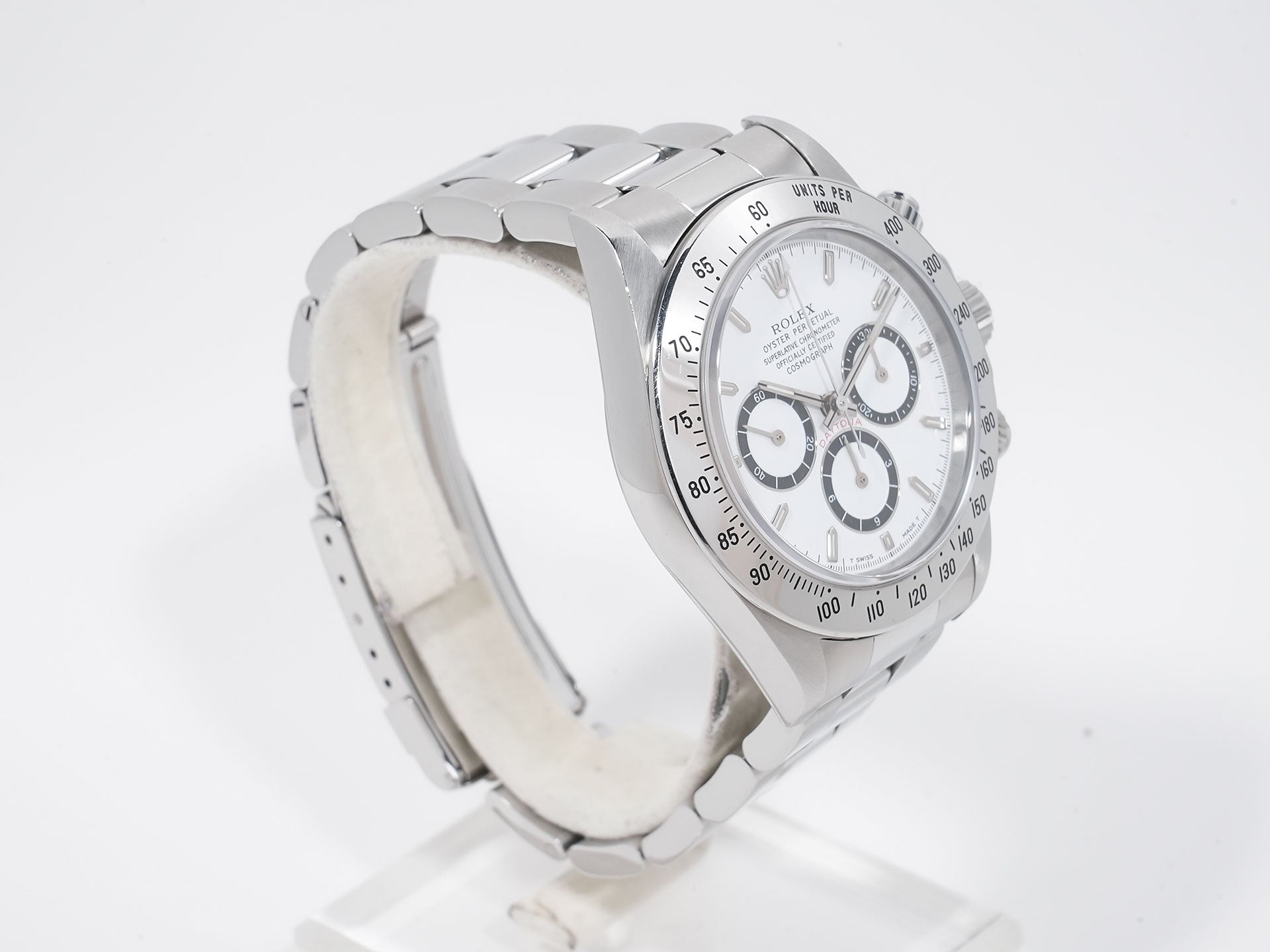 Rolex Daytona El Primero Ref. 16520 Stainless Steel White Dial Used m7d2oqo3
