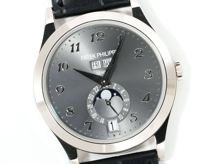 パテックフィリップ アニュアルカレンダー ムーンフェイズ Ref.5396G-014 ホワイトゴールド グレー文字盤 中古 qyvt4ve2