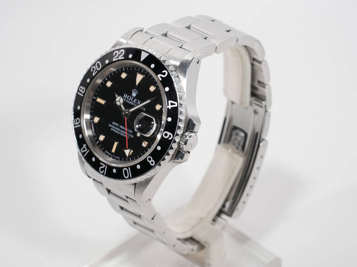 ロレックス GMTマスター Ref.16700 ステンレススチール ブラック文字盤 オイスターブレスレット 中古 vcz9m7tm