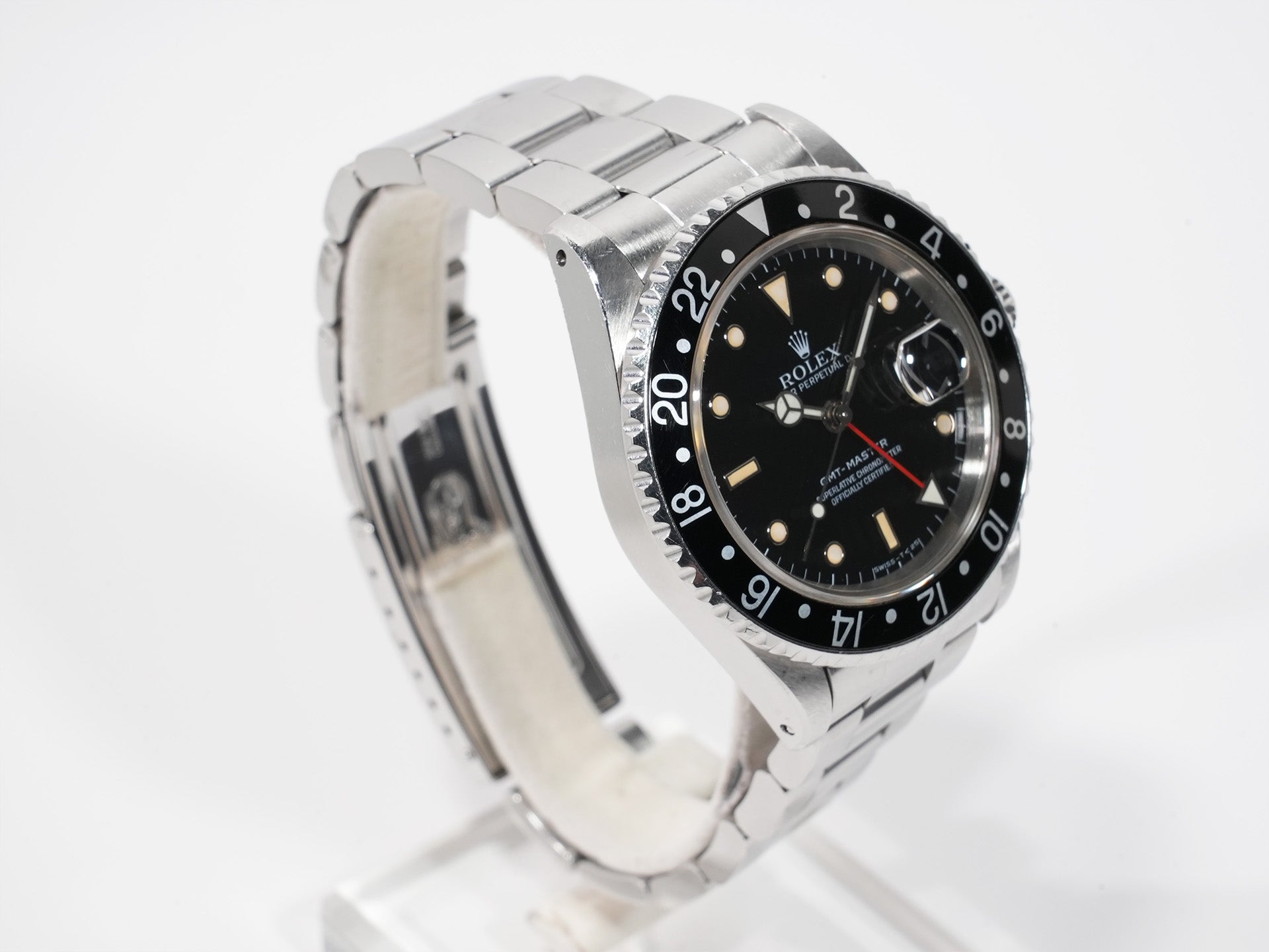 ロレックス GMTマスター Ref.16700 ステンレススチール ブラック文字盤 オイスターブレスレット 中古 vcz9m7tm