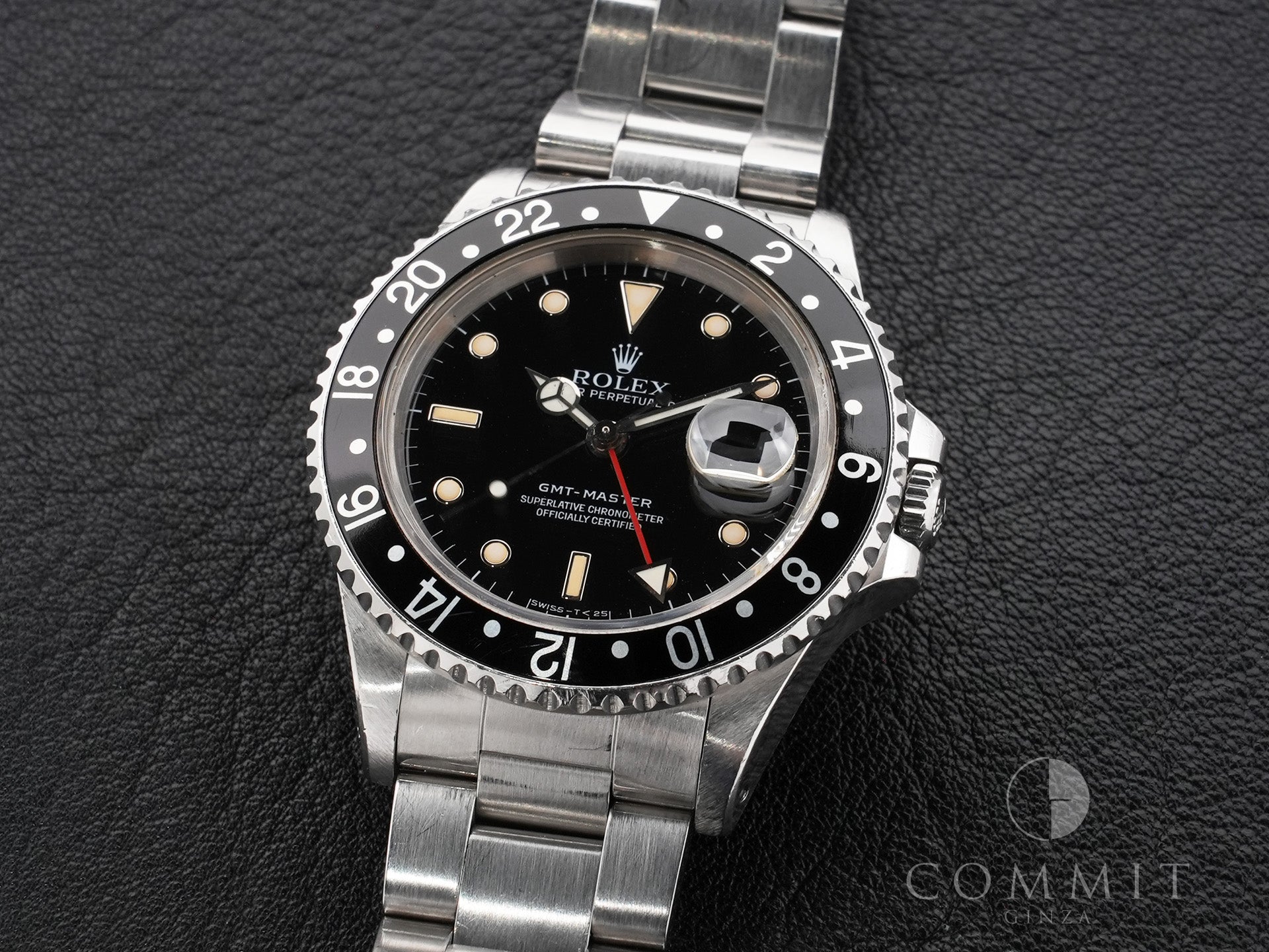ロレックス GMTマスター Ref.16700 ステンレススチール ブラック文字盤 オイスターブレスレット 中古 vcz9m7tm
