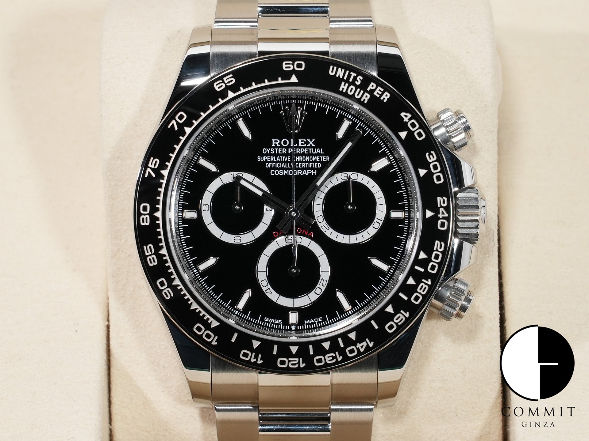 ロレックス デイトナ Ref.126500LN ステンレススチール ブラック文字盤 美中古 htenc6tk