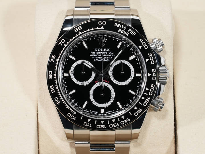 ロレックス デイトナ Ref.126500LN ステンレススチール ブラック文字盤 美中古 htenc6tk