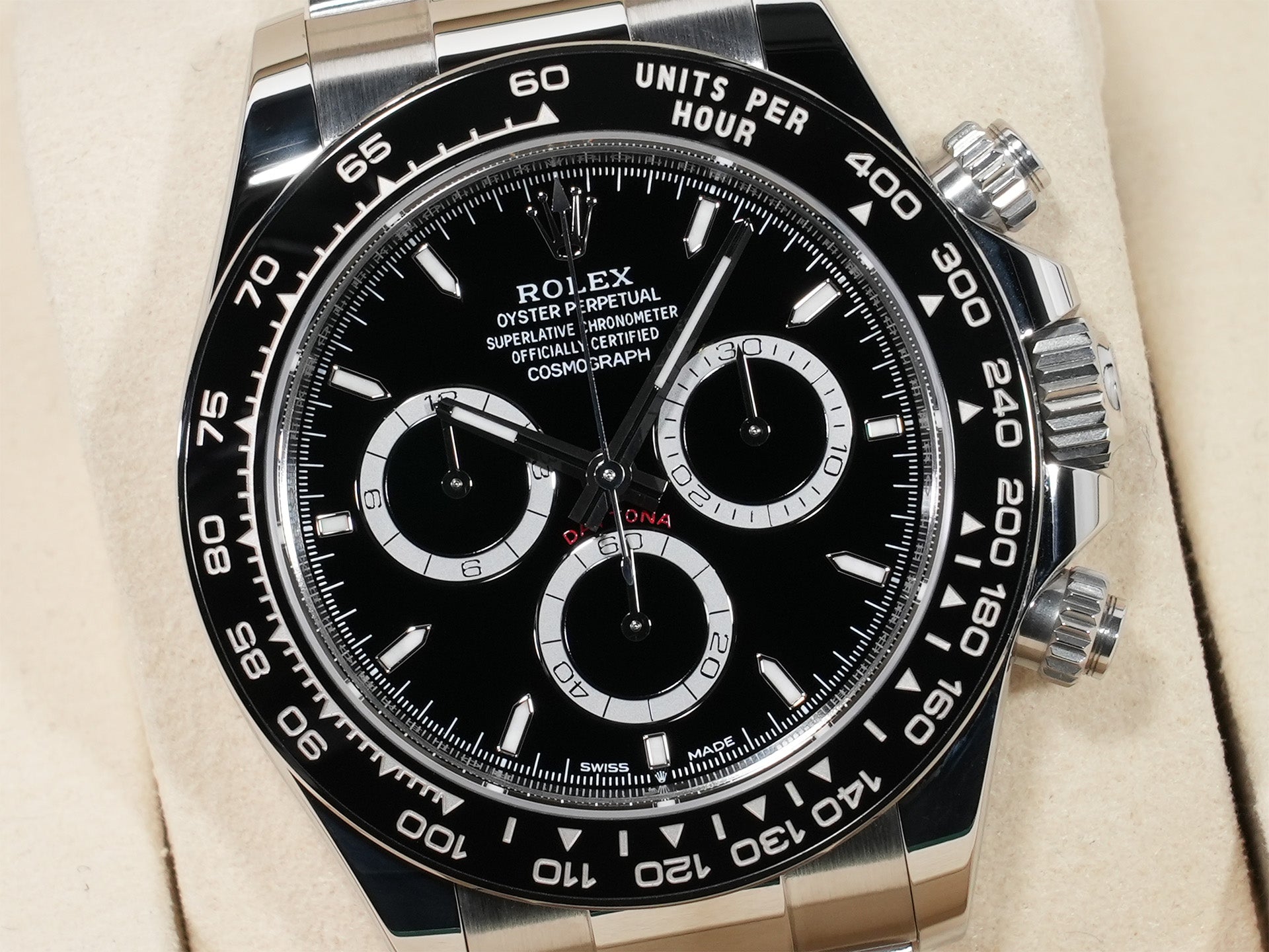 ロレックス デイトナ Ref.126500LN ステンレススチール ブラック文字盤 美中古 htenc6tk