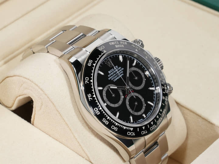 ロレックス デイトナ Ref.126500LN ステンレススチール ブラック文字盤 美中古 htenc6tk