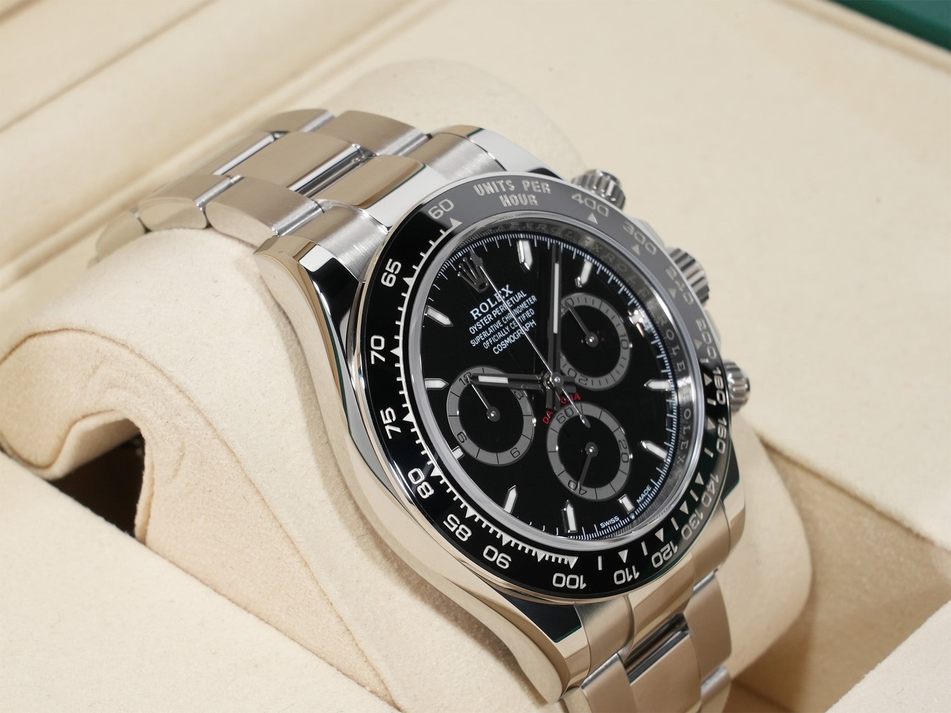 ロレックス デイトナ Ref.126500LN ステンレススチール ブラック文字盤 美中古 htenc6tk