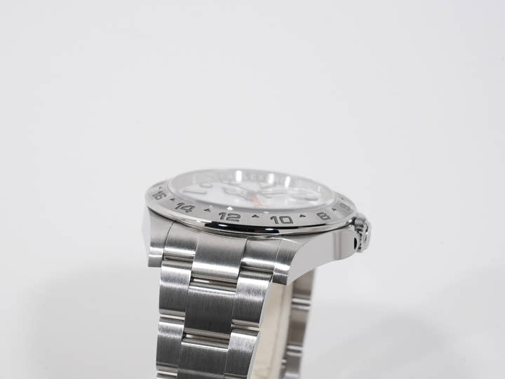 ロレックス エクスプローラーII Ref.216570 ステンレススチール ホワイト文字盤 オイスターブレスレット 美中古 sfz4dqyd
