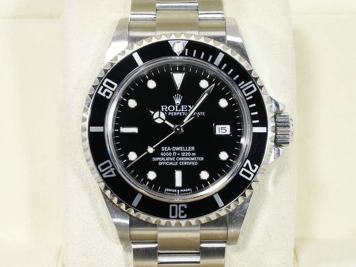 ロレックス シードゥエラー Ref.16600 ステンレススチール ブラック文字盤 中古 2iwr9noz