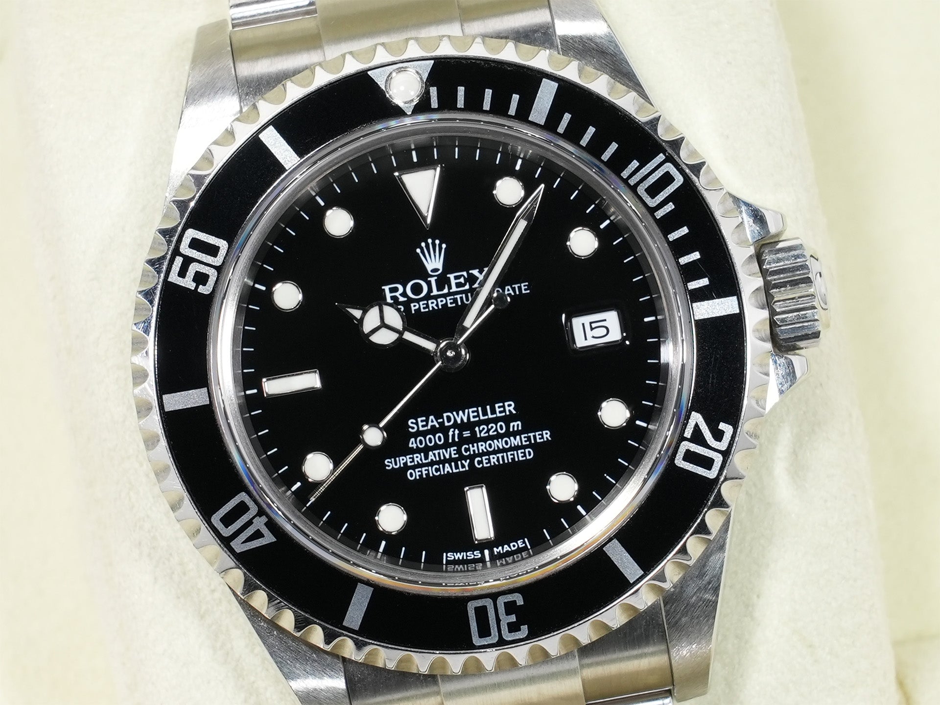 ロレックス シードゥエラー Ref.16600 ステンレススチール ブラック文字盤 中古 2iwr9noz