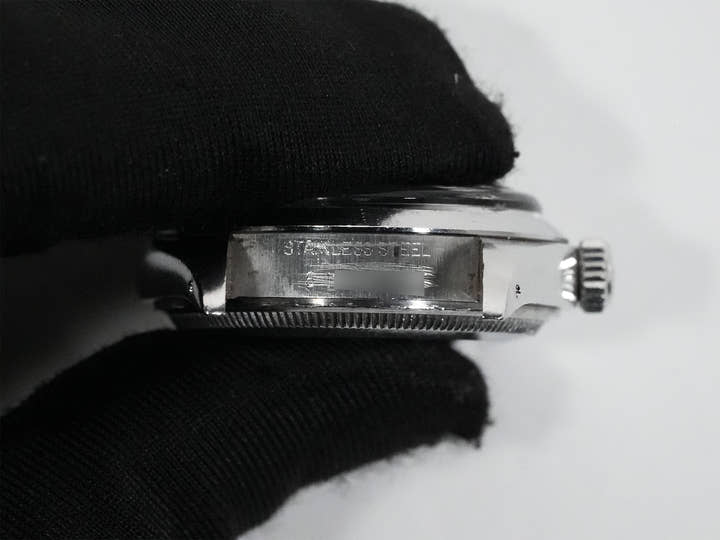 ロレックス オイスターパーペチュアル デイト Ref.1500 ステンレススチール グレー文字盤 中古 8ifbopv7