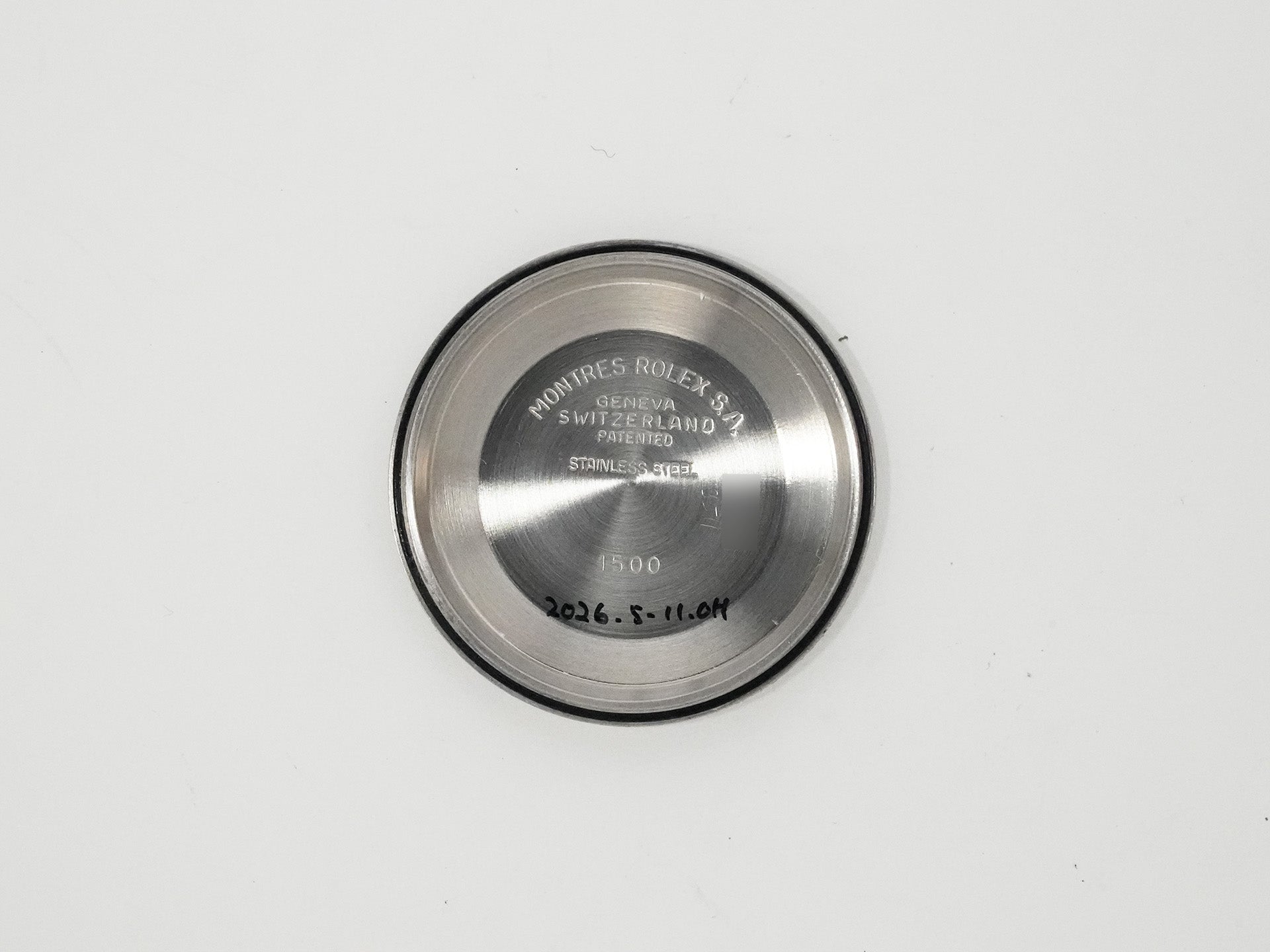 ロレックス オイスターパーペチュアル デイト Ref.1500 ステンレススチール グレー文字盤 中古 8ifbopv7