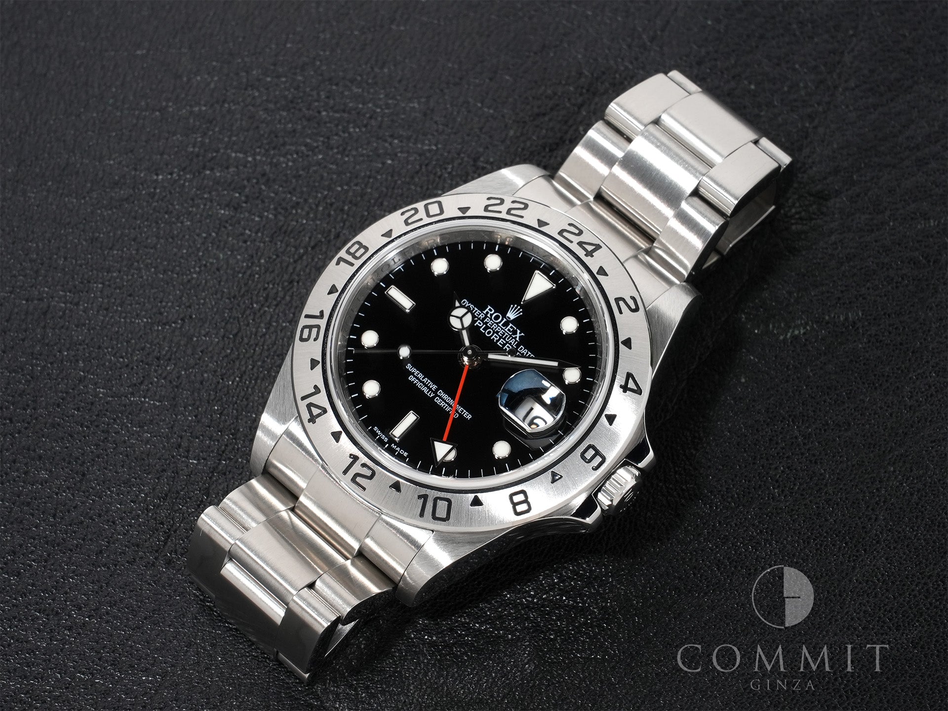 Rolex Explorer II Ref. 16570 Stainless Steel Black Dial Oyster Bracelet Used 2aqavxjv