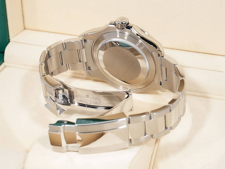 ロレックス ヨットマスター40 Ref.116622 ステンレススチール/プラチナ ロレジウム文字盤 美品 mvvsamg7