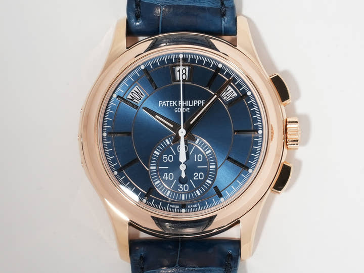 パテックフィリップ コンプリケーション Ref.5905R-010 ローズゴールド ブルー・ソレイユ文字盤 中古 4xcmtmx8