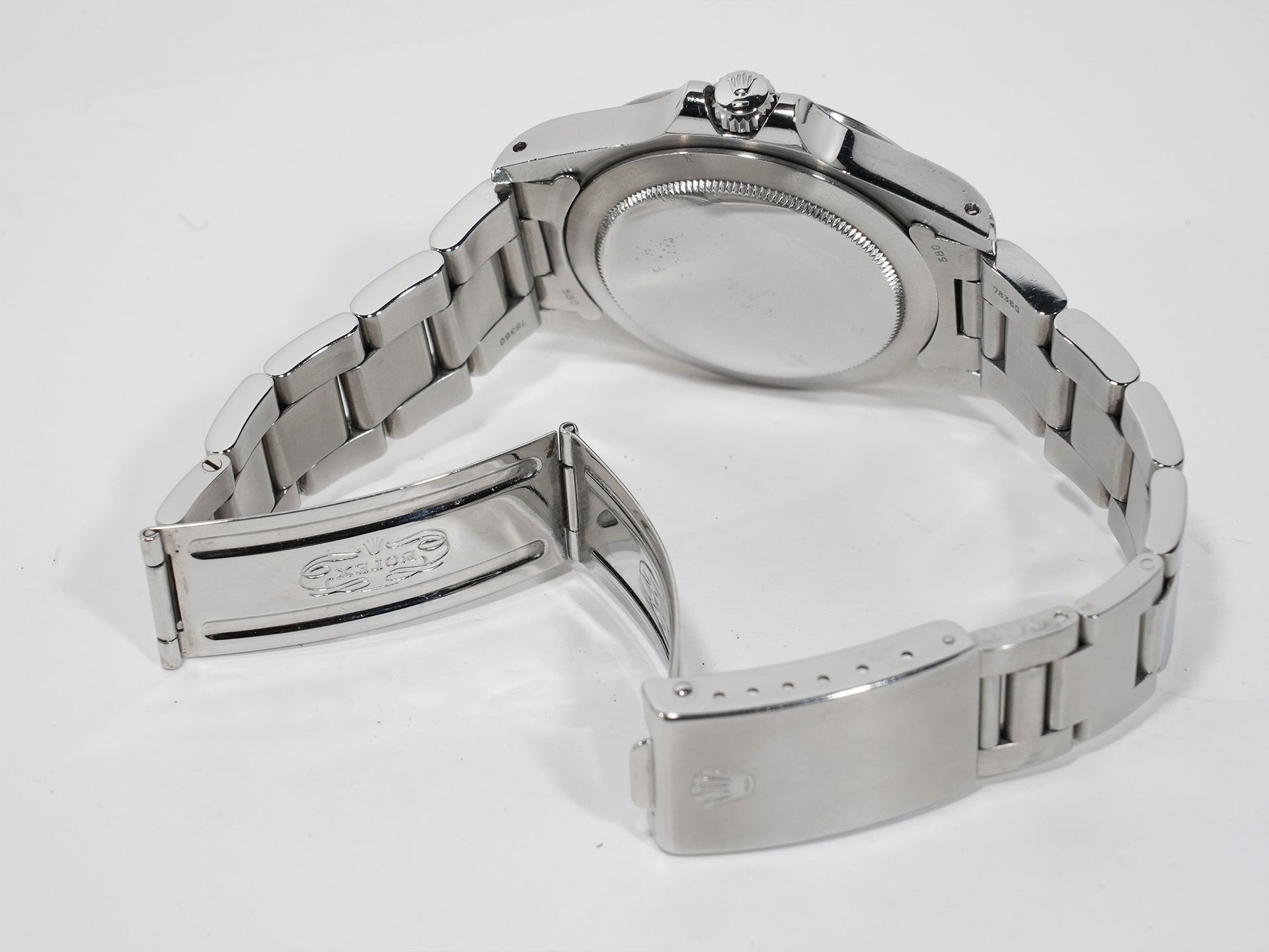 ロレックス エクスプローラーII Ref.1655 ステンレススチール ブラック文字盤 オイスターブレスレット 中古 qfy449xn