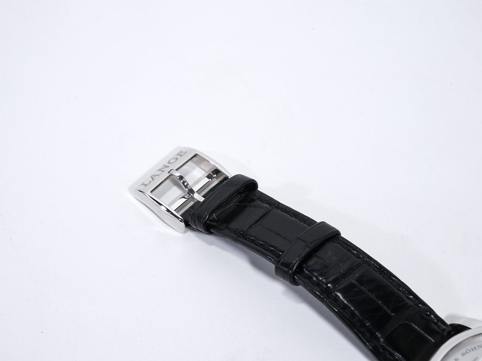 A.ランゲ＆ゾーネ ランゲ1 Ref.101.025 プラチナ シルバー文字盤 中古 ry4d9mon